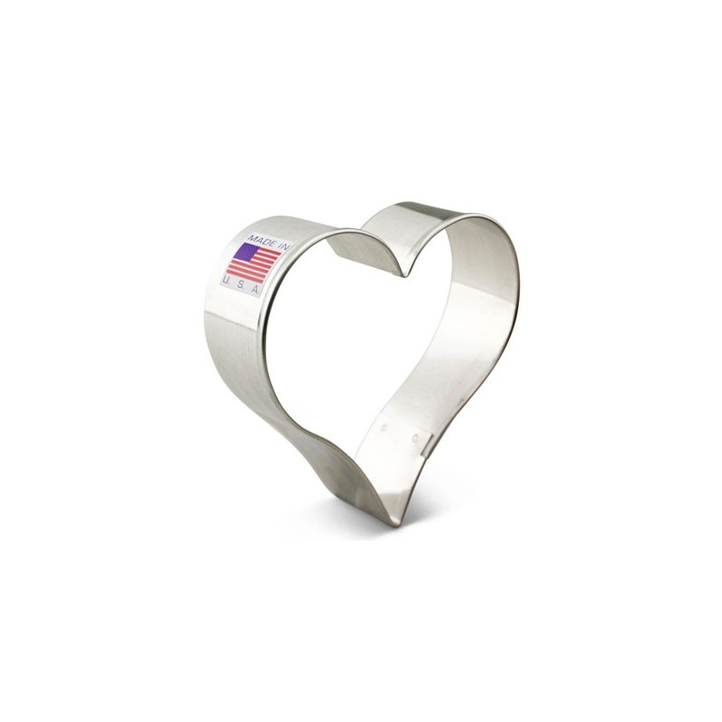 Cookie cutter heart  -  3 5/8" - Ann Clark