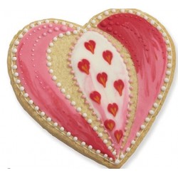 Cookie cutter heart  -  5" - Ann Clark