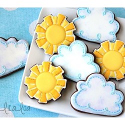 Cookie cutter cloud - 3 3/4" - Ann Clark