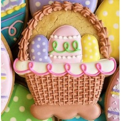 Cortador flour box bakery's Easter basket / canasta di Pascua - 9.5 x 7.95 cm - Ann Clark