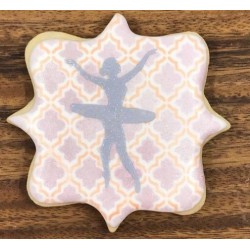 Cookie cutter square plaque - 4" - Ann Clark