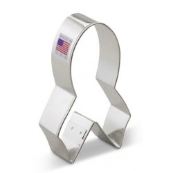 Ausstecher awareness ribbon / Band - 10.16 cm - Ann Clark
