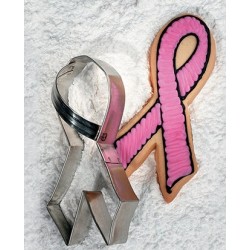 Cookie cutter awareness ribbon - 4" - Ann Clark
