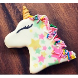 Cookie cutter unicorn head - 4" - Ann Clark