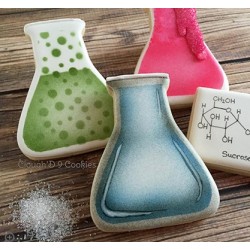Cookie cutter science flask - 4" - Ann Clark