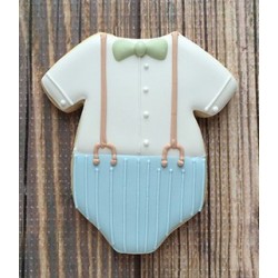 Cortador baby onesie / traje de bebé - 10.8 cm - Ann Clark