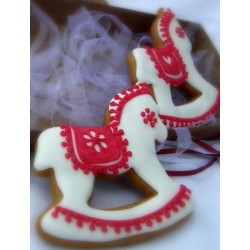Cookie cutter  rocking horse - 3 3/4"  - Ann Clark