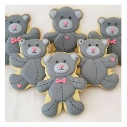 Cookie cutter  teddy bear - 3"  - Ann Clark