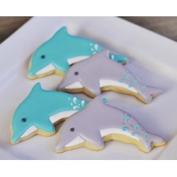 Cookie cutter dolphin - 4" - Ann Clark