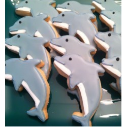 Cookie cutter dolphin - 4" - Ann Clark