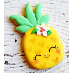 Cookie cutter pineapple - 5 1/8" - Ann Clark