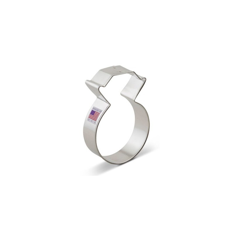 Ausstecher diamond ring / Diamant- Ring - 9.5 cm - Ann Clark