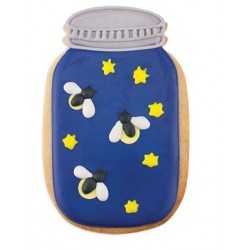 Cookie cutter mason jar - 4 3/8" - Ann Clark