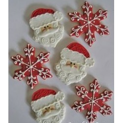 Cookie cutter snowflake - 2 1/2" - Ann Clark