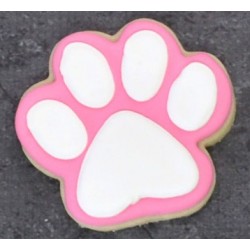 Cookie cutter paw print - 3 3/8" - Ann Clark