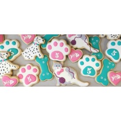 Cookie cutter paw print - 3 3/8" - Ann Clark