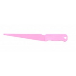 Espátula cuchillo rosa para encaje alimentario