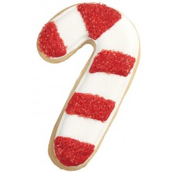 Cookie cutter candy cane - 4 5/8" x 2 1/2" - Ann Clark