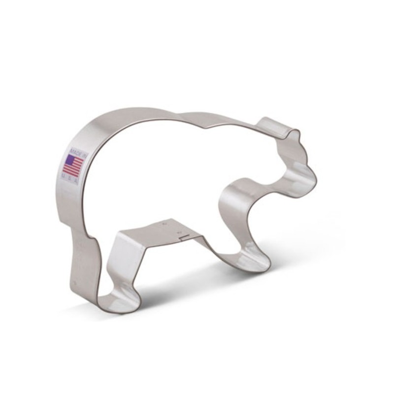 Cookie cutter grizzly bear - 5 1/4"  - Ann Clark