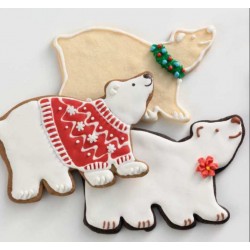 Cookie cutter grizzly bear - 5 1/4"  - Ann Clark