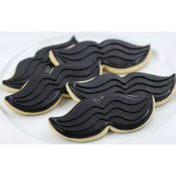 Cookie cutter mustache - 5 1/4" - Ann Clark