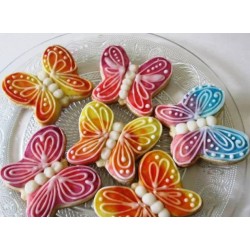 Cookie cutter butterfly simple - 3 1/8" x 3 5/8" - Ann Clark