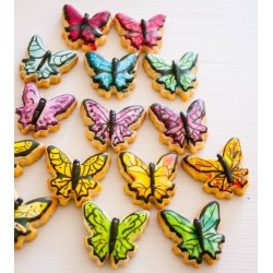 Cookie cutter butterfly simple - 4" x 4 1/4" - Ann Clark
