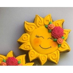 Cookie cutter sun - 3 1/2" - Ann Clark