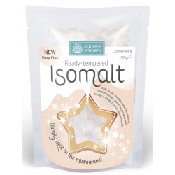 SK ready tempered isomalt - colourless - 125g - Squires Kitchen