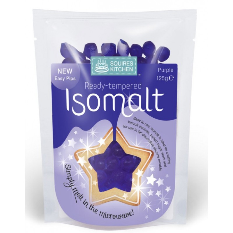 SK isomalt temperato pronto all'uso - purple / porpora - 125g - Squires Kitchen